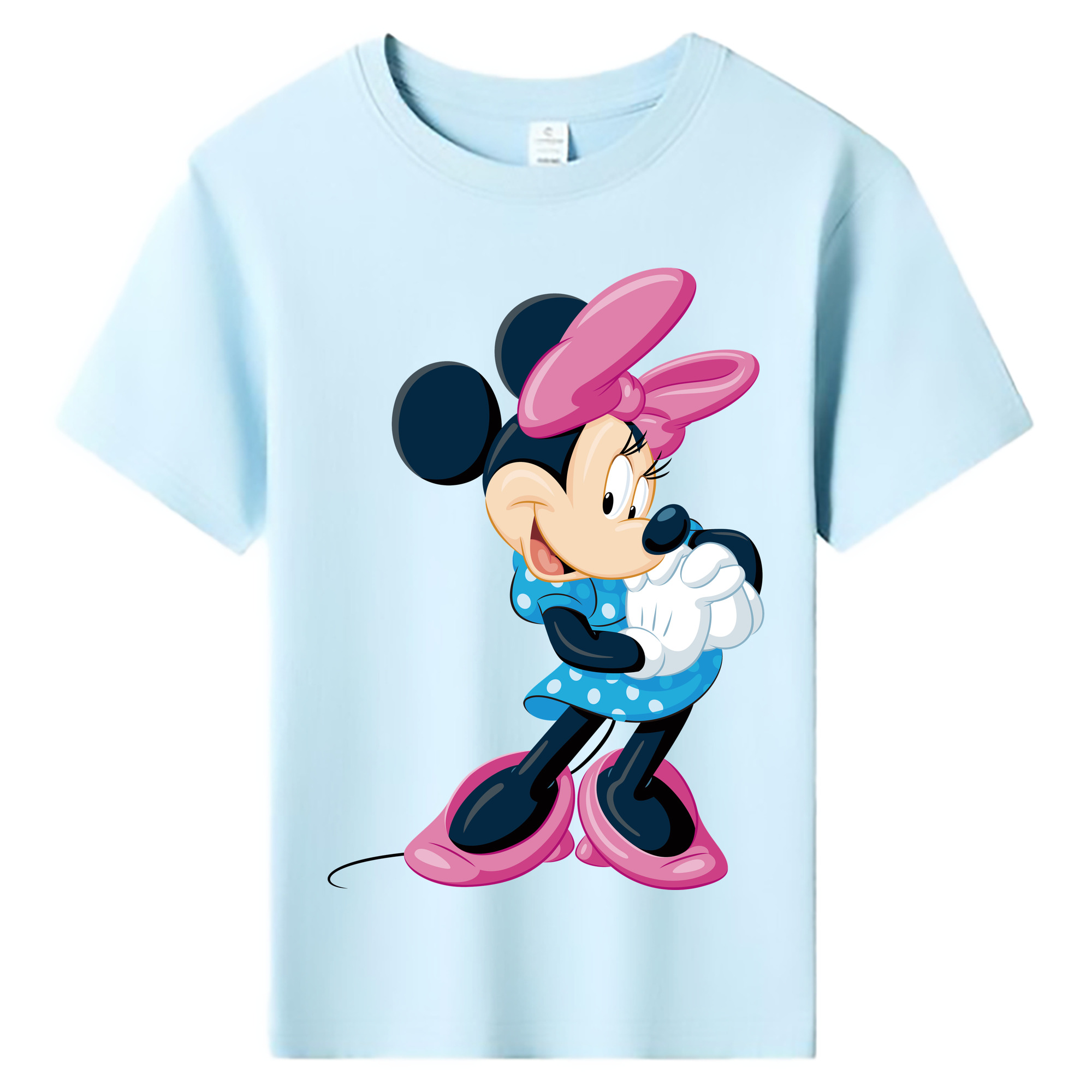 ミッキーマウス Mickey Mouse 綿100％キッズTシャツ（フロントプリント）